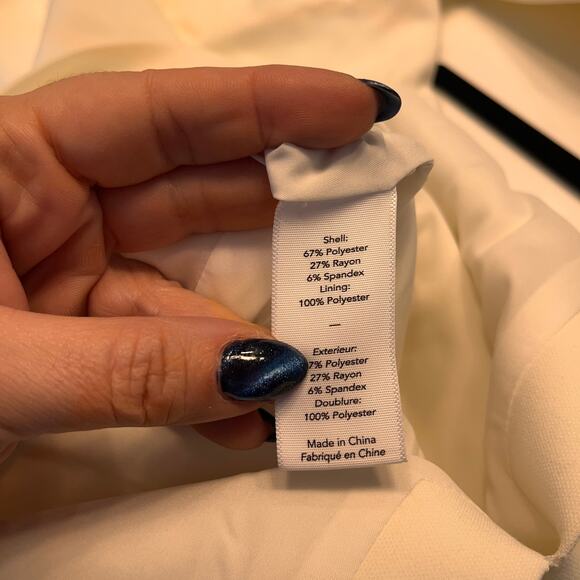 Likely White Draped Ruffle Overlay Georgina Mini Dress Size 0 - Picture 9 of 12